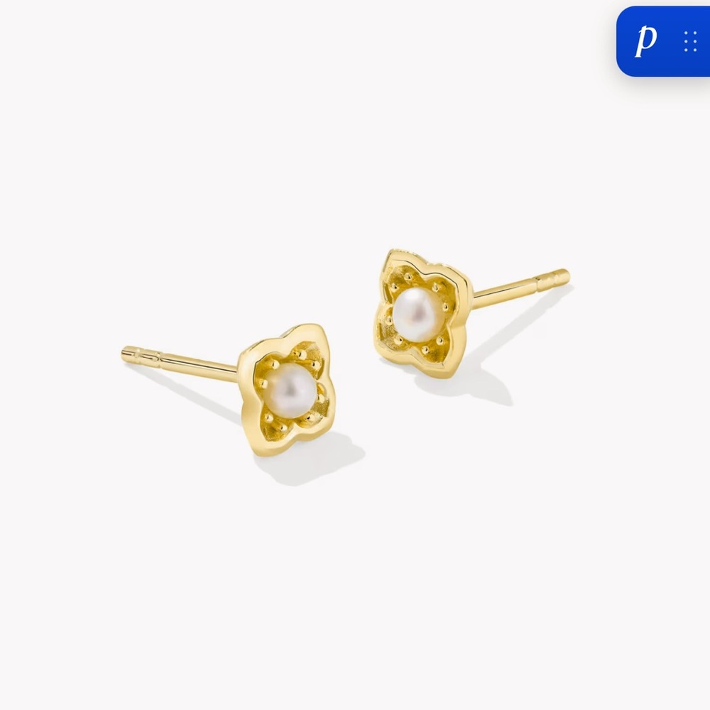 Kendra Scott Dira 18k Gold Vermeil Stud Earrings